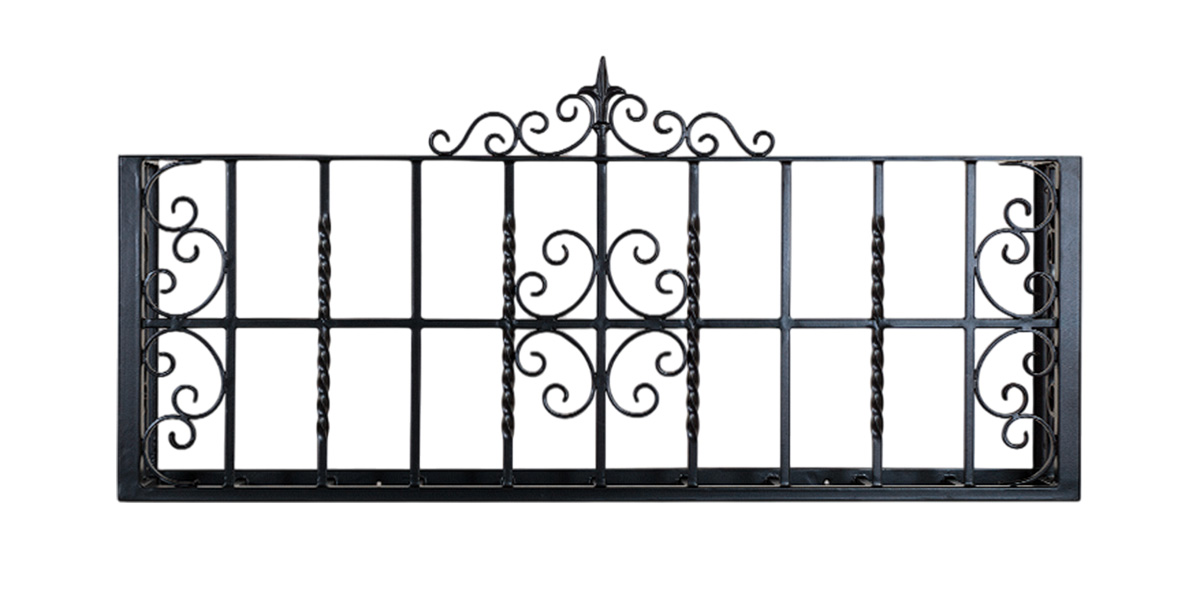 アイアン製窓花台プランター（ウィンドウボックス型・横幅1m）