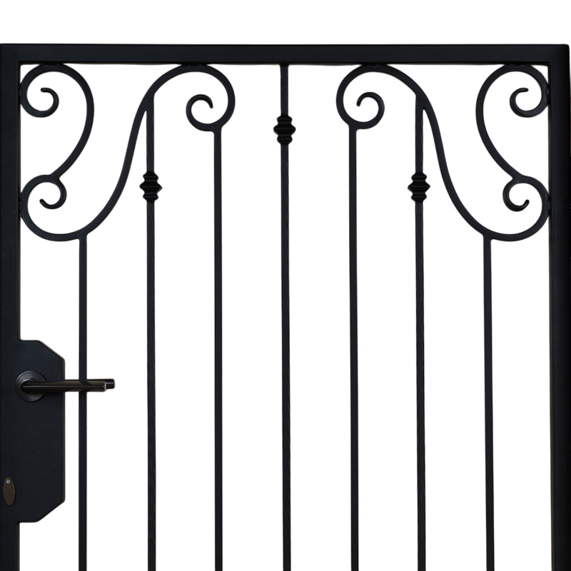 門扉,ロートアイアン,片開き,アイアン,鉄,ロートアルミ,特注,アルミ