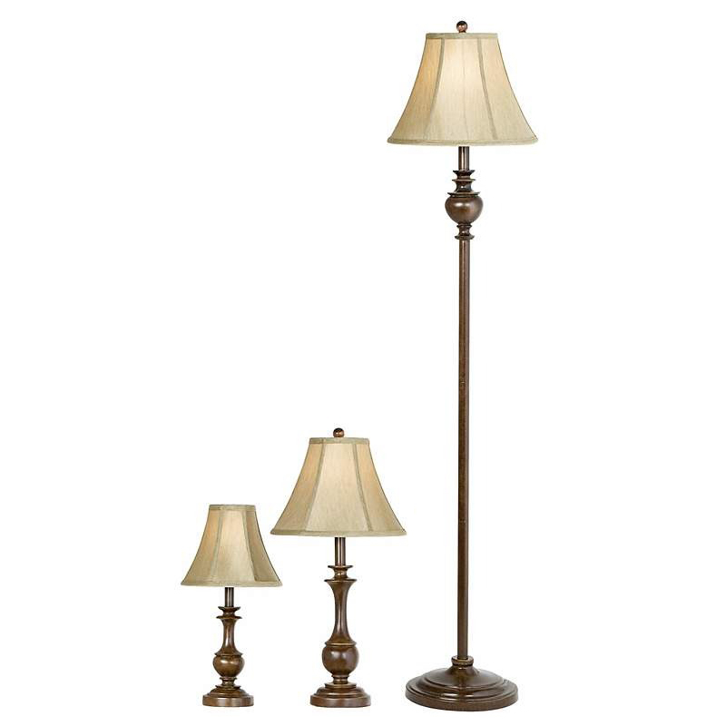 エレガントなブロンズ仕上げとクロスシェードのBARNES and IVY間接照明