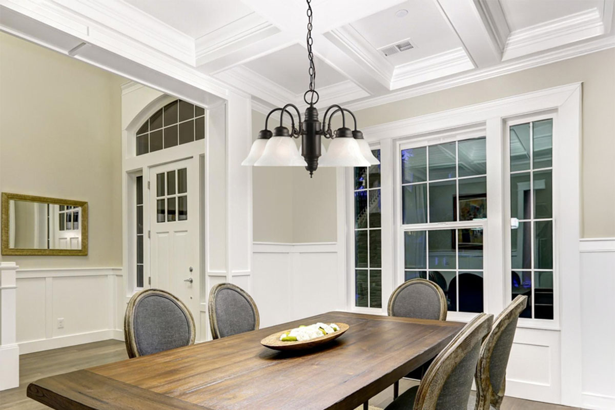 シックなデザインがおしゃれな室内用吊下げ照明