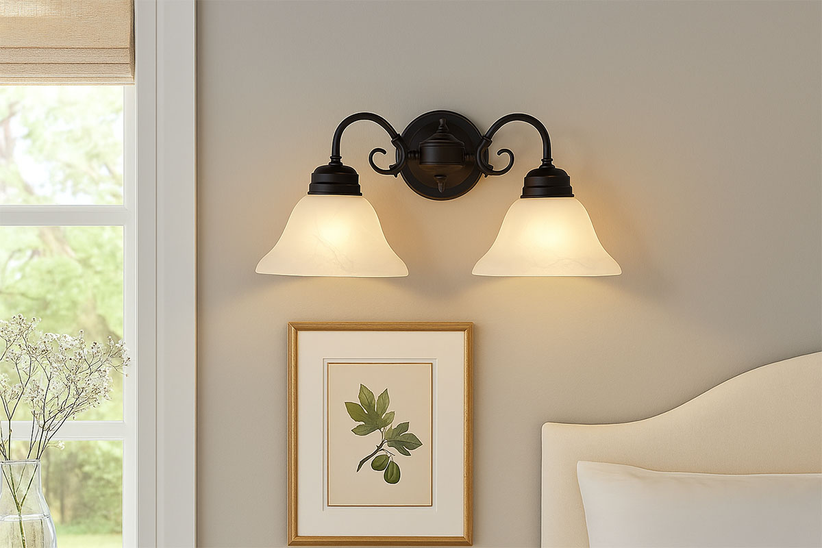 シックなデザインがおしゃれな室内用ウォールライト