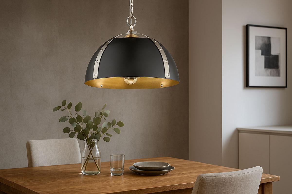 無骨さと洗練を兼ね備えたモダンインダストリアルデザインのペンダントライト