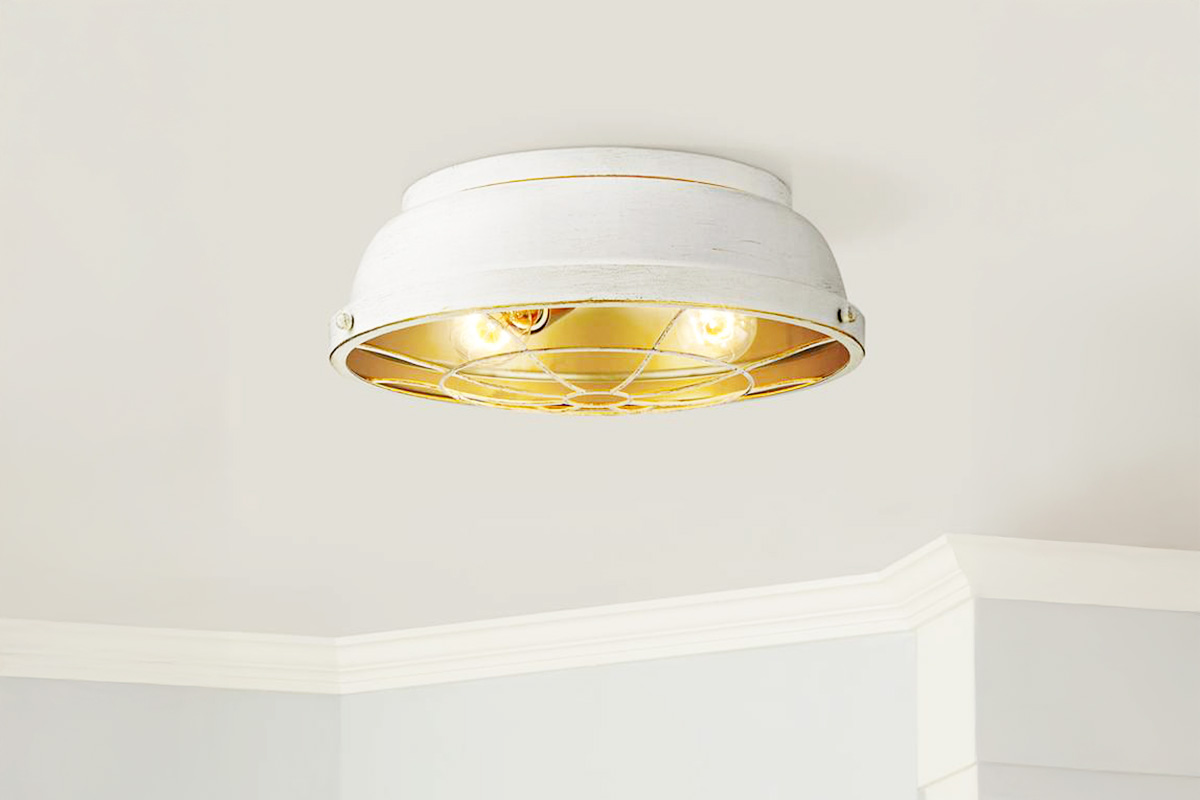 格好いいインダストリアルモダンな室内用シーリングライト