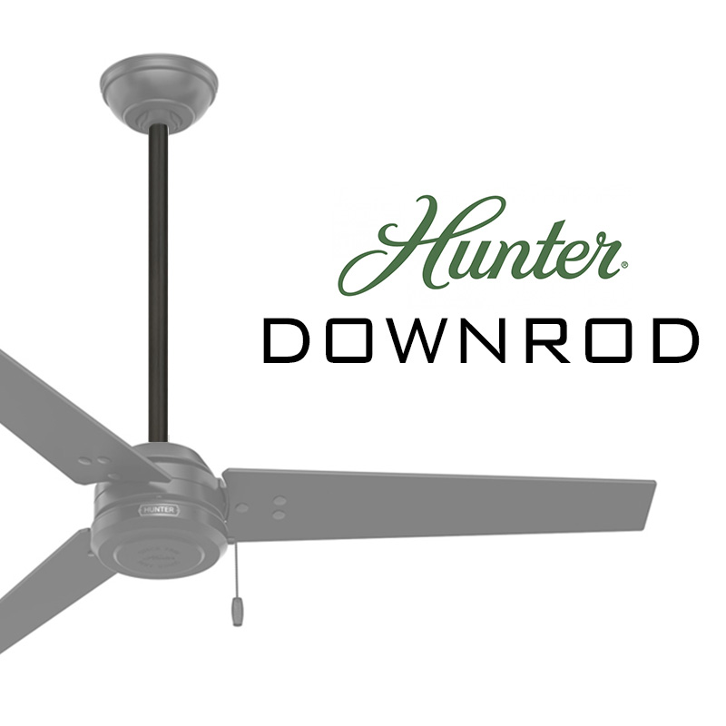 HUNTER シーリングファン用延長ダウンロッド 45.5cm ニューブロンズ|ハンター純正アクセサリー