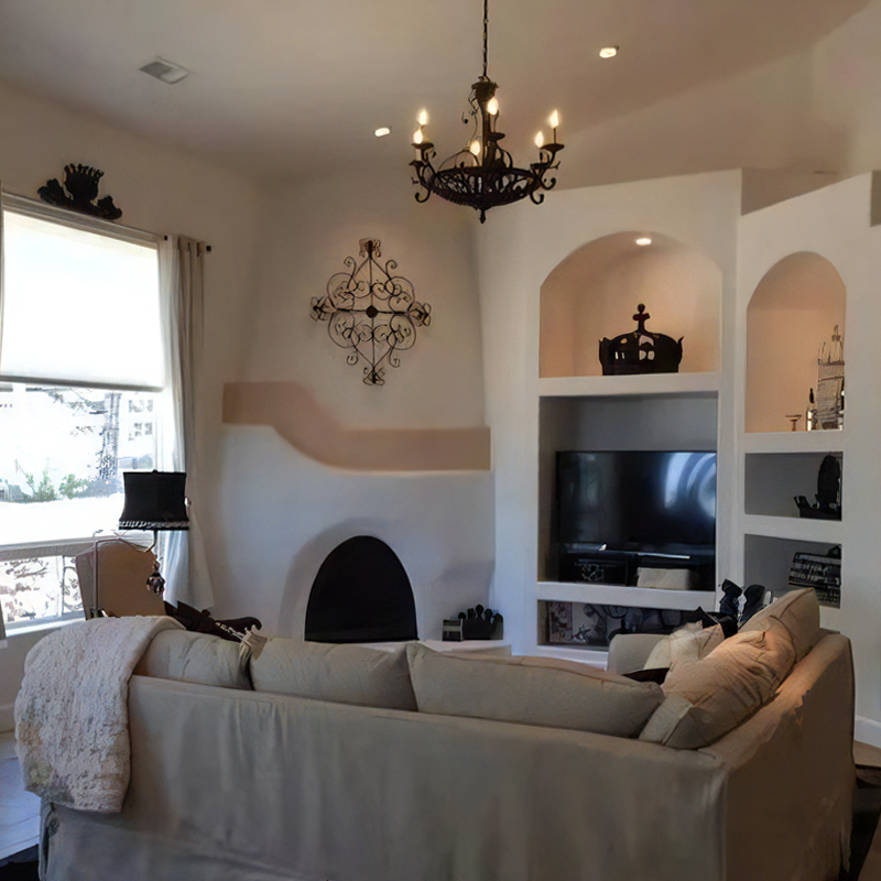 取寄せ】ラ・ロマンテカ6灯シャンデリアライト（ダークブロンズ