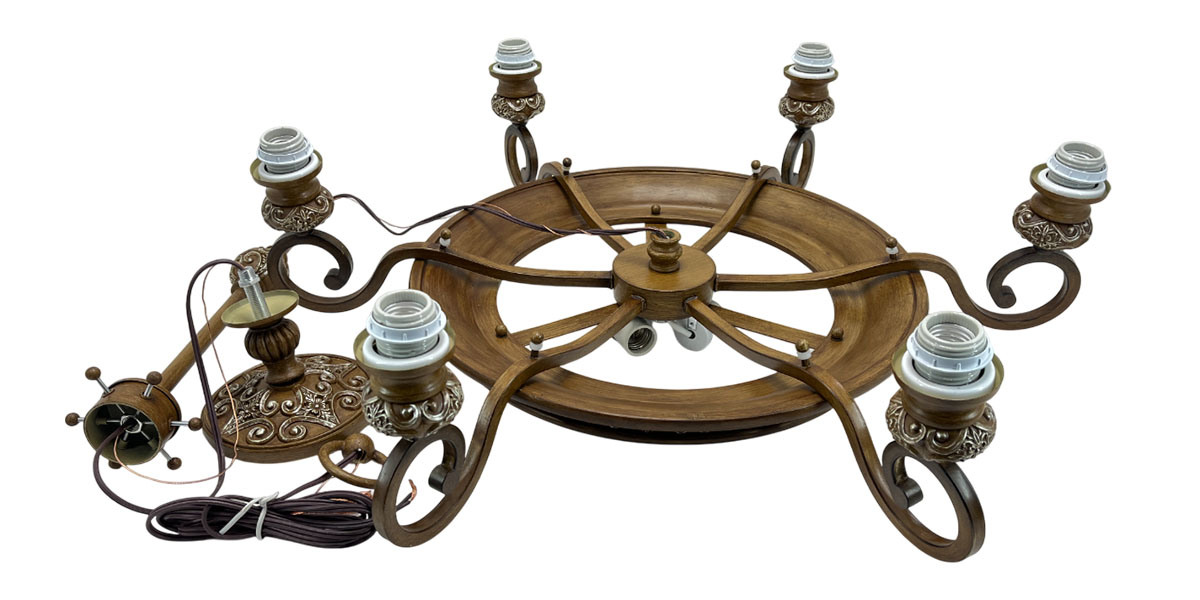 Build　ビルド 9灯シャンデリアGD Franklin 9-Light Chandelier