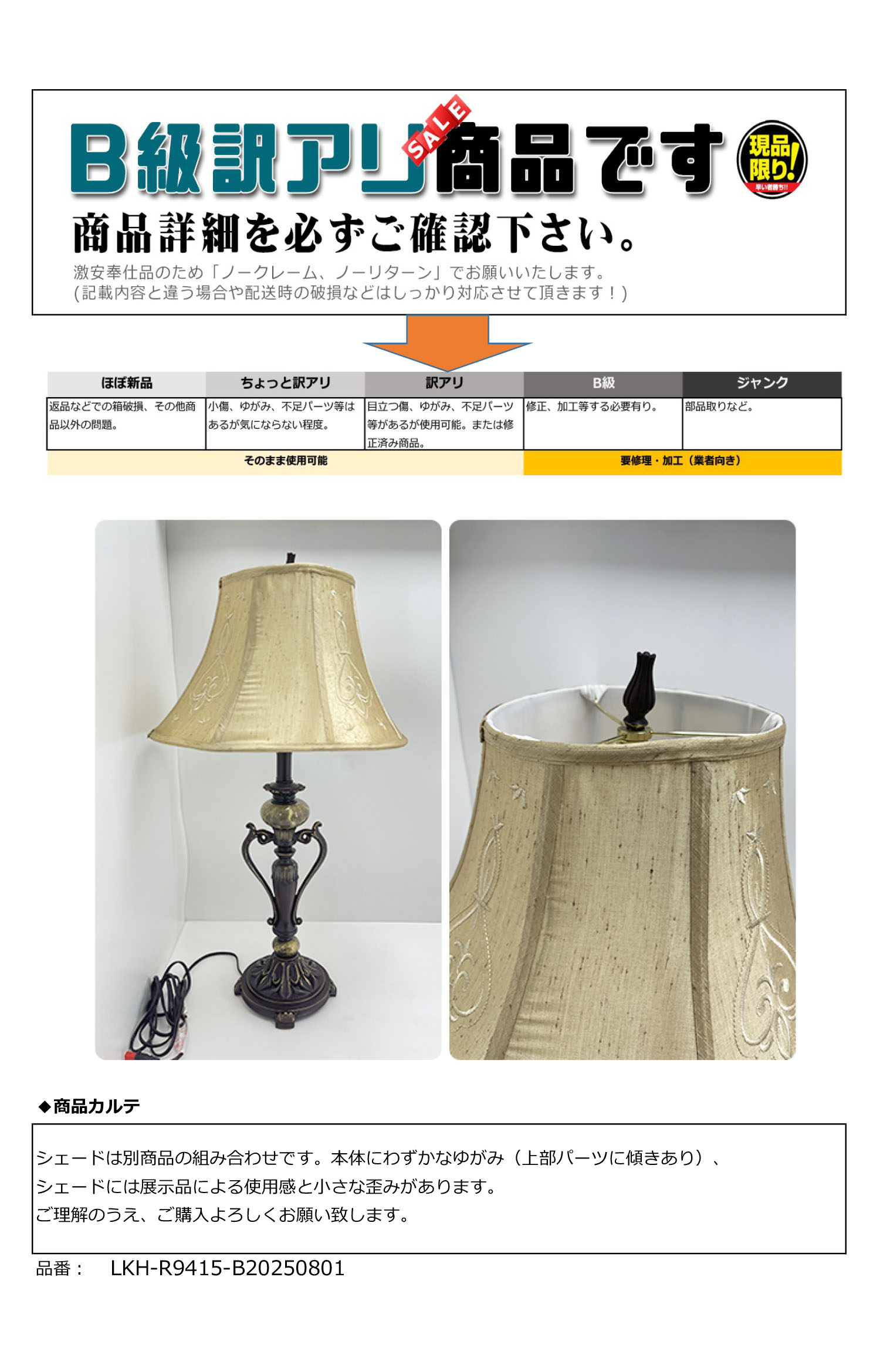 訳アリ商品