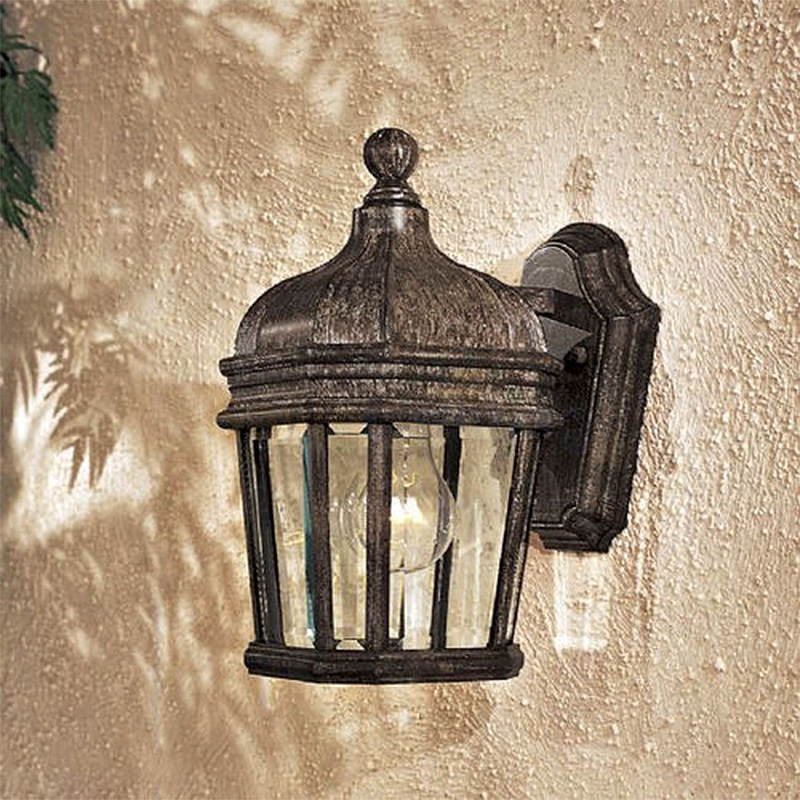 ヴィンテージ　アメリカ　壁掛け　ライト　照明い ハリソン1灯壁付けブラケット照明ライト（ヴィンテージラスト