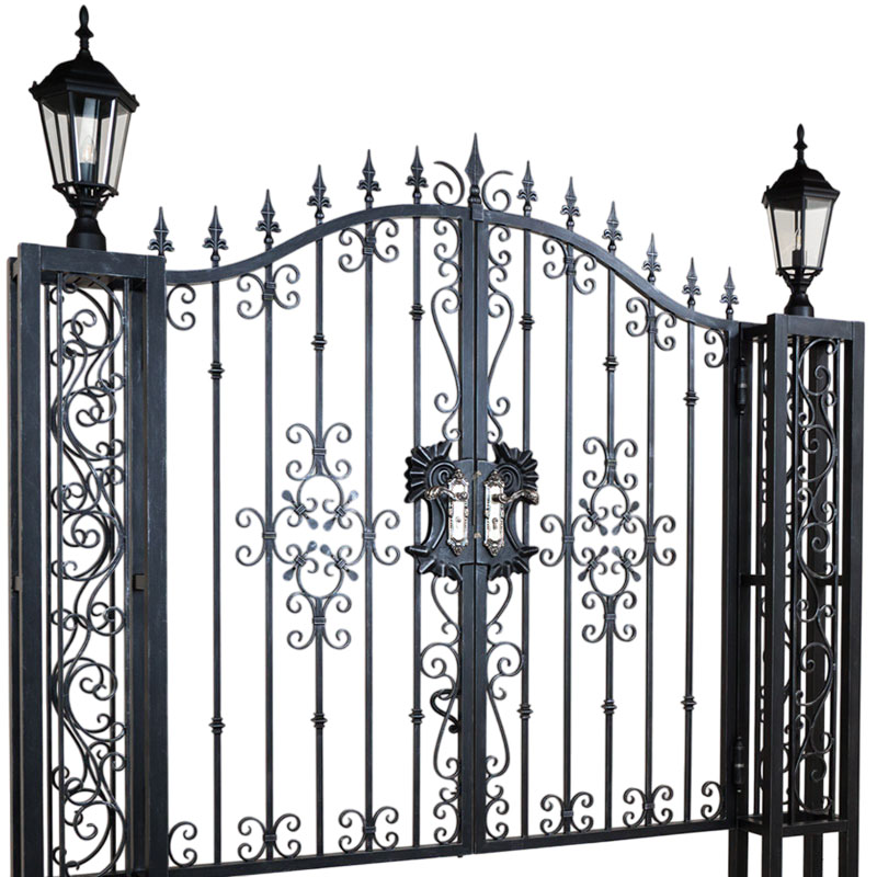 高級感漂うエクステリアに最適なガラスシェードポスト型照明