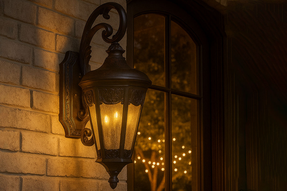 在庫処分品】レキシントン2灯壁付けブラケット照明ライト（コロニアル