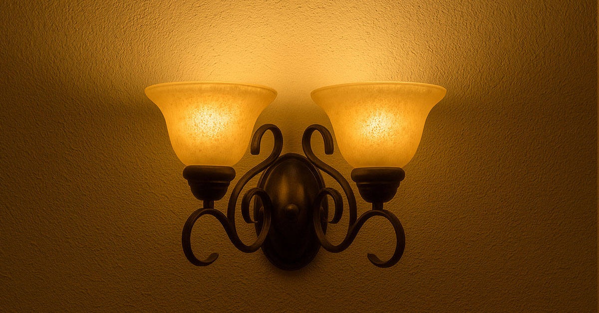 高級感ただようアメリカンテイストのブラケット照明の室内設置例イメージ