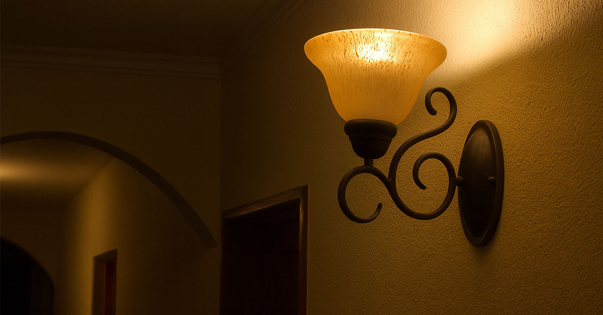 高級感ただようアメリカンテイストのブラケット照明の室内設置例イメージ