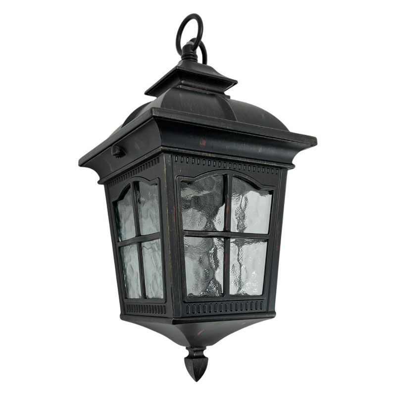 黒の屋外用吊り下げペンダントライト