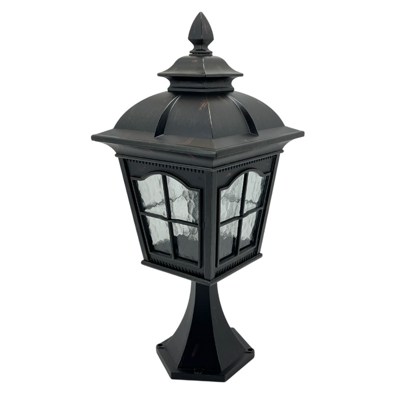 おしゃれでアンティーク風なポスト型照明