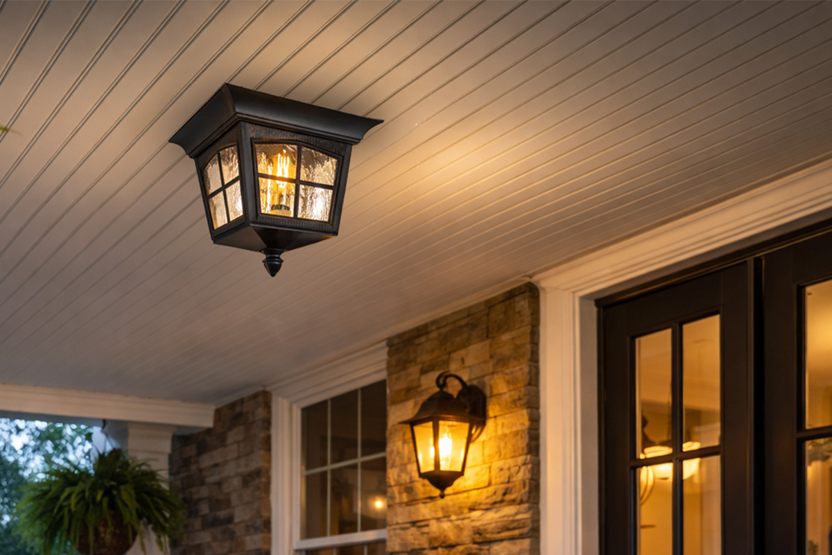 おしゃれでアンティーク風なシーリングライト