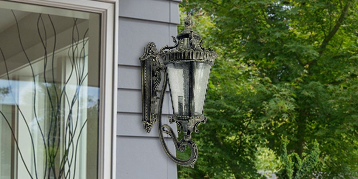 ヨーロピアンスタイルのアンティーク風壁付け照明ライト