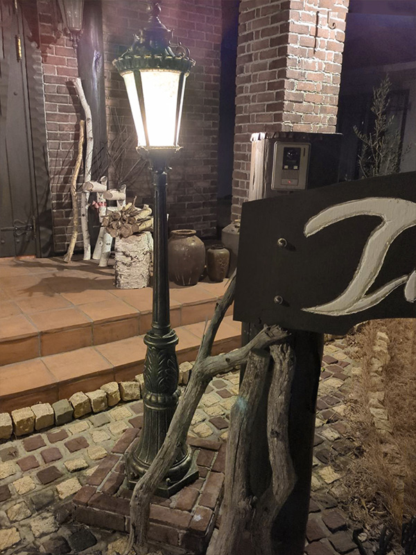 アグニ1灯アウトドアライト｜ポスト型ガーデンライト（コンプリート