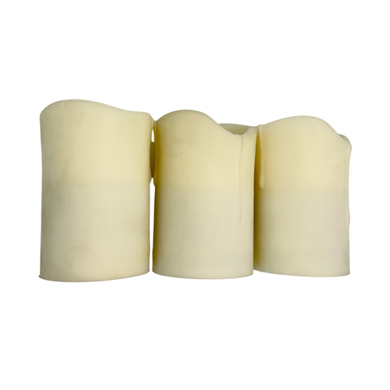 揺らぐ灯りが心地よい、ホワイトLEDキャンドル