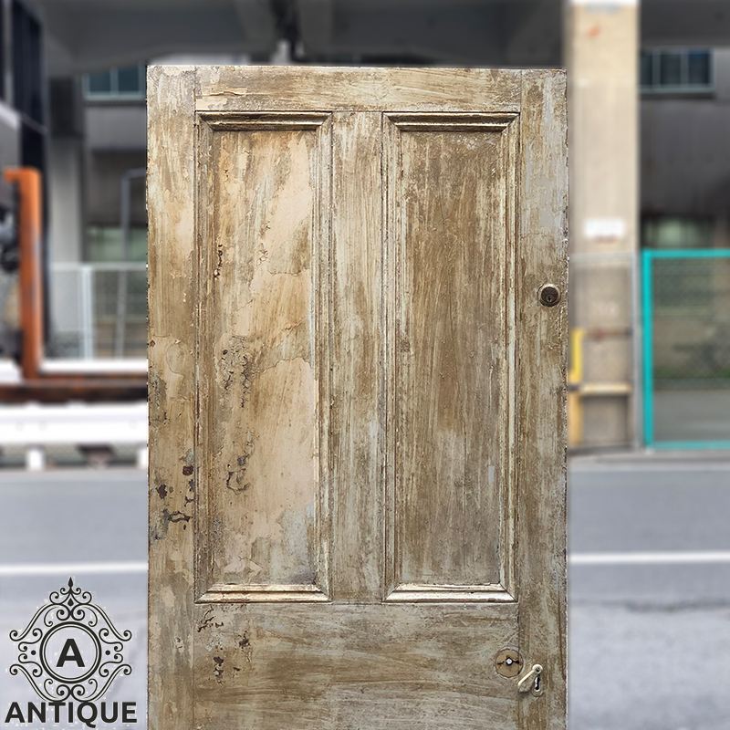 本物アンティークの木製ドア・ホワイト｜イギリス輸入品