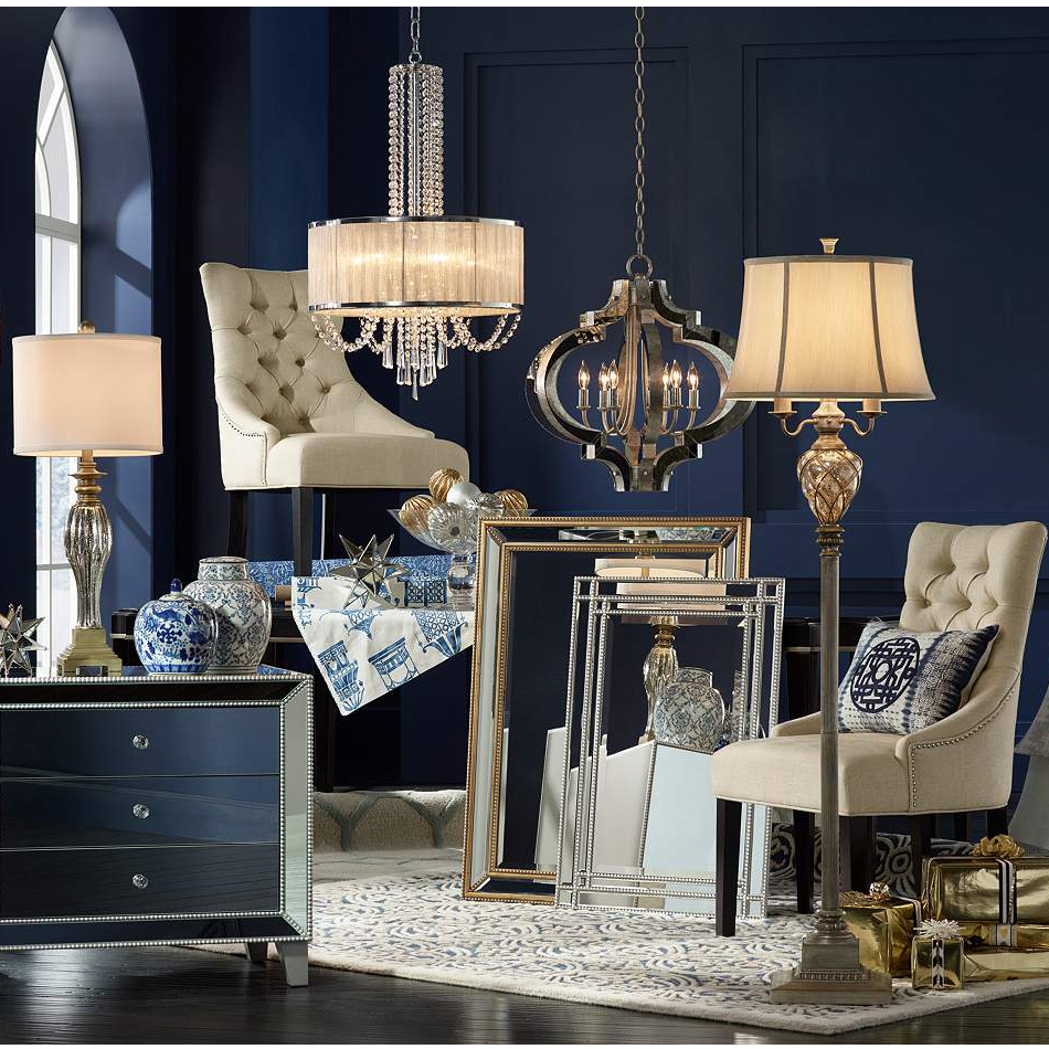 おしゃれで存在感のあるアンティーク調フロアランプ間接照明