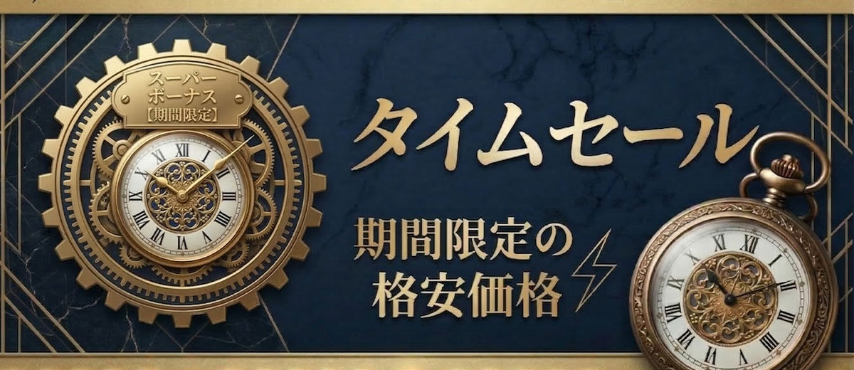 タイムセールバナー
